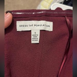 Formal Dress fitted. wine color super pretty maroon